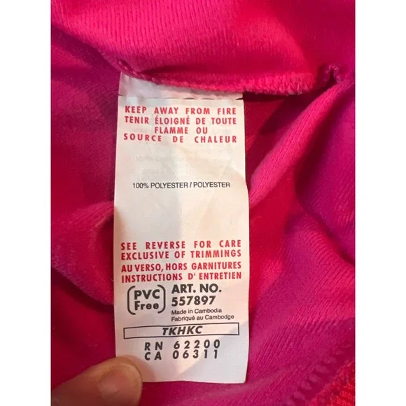 Vintage Puma Sportlifestyle Track Jacket Full Zip Pink Blue Retro Men's XXL - Picture 6 of 10